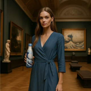 Izy Thermos Butelka - Wielka Fala - 500 ml