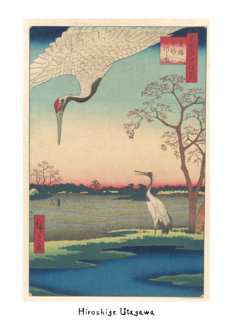 Kopia drzeworytu Hiroshige Utagawa – bez ramki 001