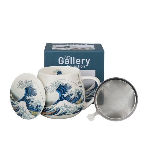Kubek Duo z zaparzaczem - Katsushika Hokusai
