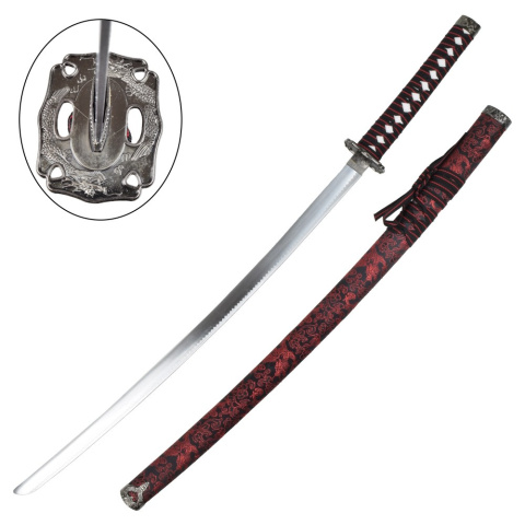 Replika miecza samurajskiego Hattori Hanzo Rosso