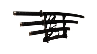 Repliki mieczy samurajskich - komplet 3 szt.