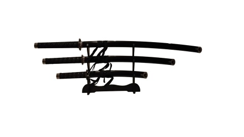 Repliki mieczy samurajskich - komplet 3 szt.