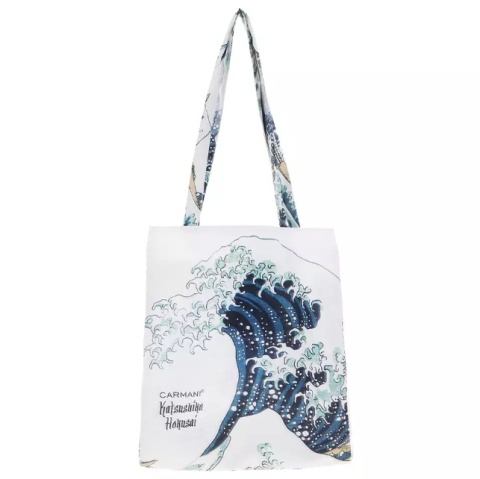 Torba na ramię - Hokusai Katsushika, Wielka fala w Kanagawie (CARMANI)